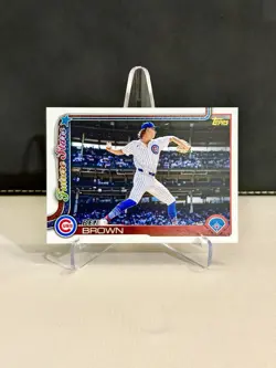 2025 Topps Series 2 SSP CASE HIT Golden Mirror Image #673 Ben Brown - Cubs - Image 2