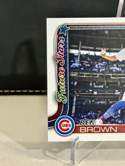 2025 Topps Series 2 SSP CASE HIT Golden Mirror Image #673 Ben Brown - Cubs - Image 3