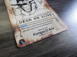 One Piece Card Game Portgas D Ace Misprint Wanted Poster OP13-119 - Image 2