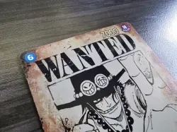 One Piece Card Game Portgas D Ace Misprint Wanted Poster OP13-119 - Image 4