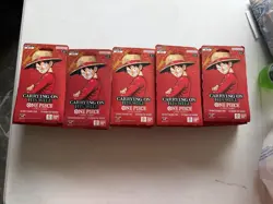 One Piece Carrying On His Will OP-13 English 53 Sleeved Blister Booster Pack Lot - Image 2
