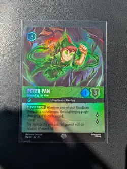 Disney Lorcana Peter Pan - Created By The Vine Attack Of The Vine! Epic Foil Nm - Image 1
