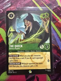 Disney Lorcana The Queen - Devious Disguise 90/204 Wilds Unknown Regular - Image 1