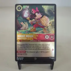 Minnie Mouse - Daring Defender #35/P2 Disney Lorcana League Promo Card Cold Foil - Image 1