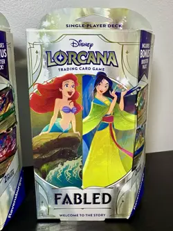 FACTORY SEALED Fabled Starter Decks (SET OF 2) Ravensburger Disney Lorcana - Image 3