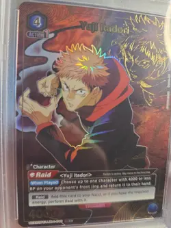 2025 UNION ARENA EX/JJK EN YUJI ITADORI 1 STAR psa 10 - Image 4