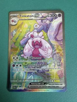Tinkaton EX Holo Card Paldea Evolved, Special Illustration, 262/193 Nm/m - Image 1