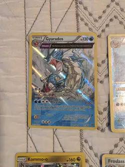 Pokemon TCG 6-Card Holo Lot: Gyarados, Vaporeon, Lucario, Kommo-o, Froslass - Image 2
