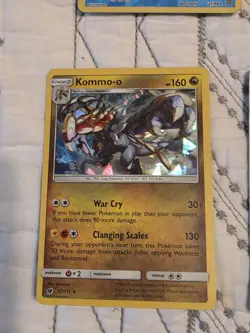Pokemon TCG 6-Card Holo Lot: Gyarados, Vaporeon, Lucario, Kommo-o, Froslass - Image 5