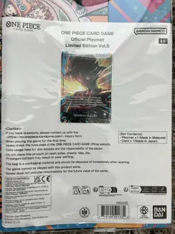 One Piece Card Official Playmat Limited Edition Vol 5 With Luffy Promo Card - Image 2