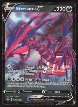 Pokemon Eternatus V Promo SWSH064 SWSH: Sword & Shield Promo Cards Holofoil LP - Image 1