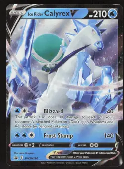 Pokemon Ice Rider Calyrex V Promo SWSH130 SWSH: Sword & Shield Promo Cards Ho... - Image 1