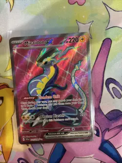 Pokemon TCG Miraidon EX Scarlet & Violet Holo Ultra Rare Card 227/198 - Image 1