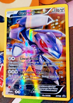 Genesect XY119 Black Star Promo 2016 Full Art Holo Rare IR Pokemon Card TCG LP - Image 1