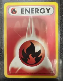 Fire Energy Funskool Pokemon India single card - Image 1