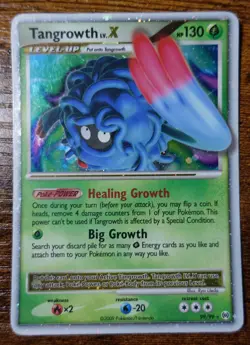 Tangrowth Lv.X 99/99 Arceus Holo Rare Pokemon Card HP - Image 1