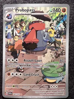 Probopass 182/167 Illustration Rare Pokemon Card NM - Image 1
