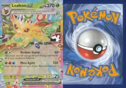 LEAFEON EX 006/131 HOLO DOUBLE RARE PRIZE PACK SERIES CARDS POKEMON NEAR MINT - Image 3