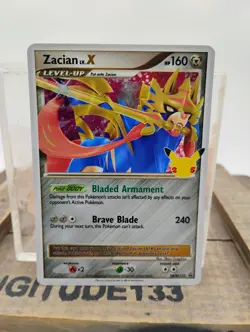 Zacian LV X SWSH135 Holo Promo Pokemon Card 25th Anniversary Celebrations - - Image 1