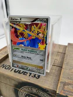 Zacian LV X SWSH135 Holo Promo Pokemon Card 25th Anniversary Celebrations - - Image 2