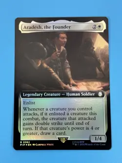 MTG Aradesh, the Founder Extended Art Foil PIP 0362 NM - Image 2