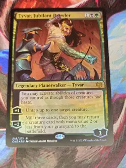 Tyvar, Jubilant Brawler Phyrexia: All Will Be One Foil - Image 1