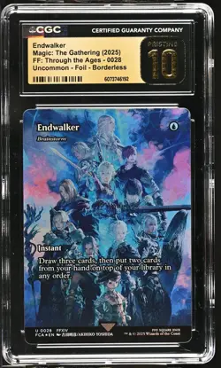 BRAINSTORM Final Fantasy Through the Ages Endwalker Foil CGC Pristine 10 MTG - Image 1