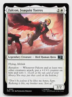 Falcon, Joaquin Torres 593 Commander: Marvel Super Heroes MTG NM - Image 1
