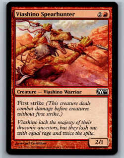MTG Magic 2010 4x Viashino Spearhunter #161/249 TCG CCG M10 Playset - Image 1