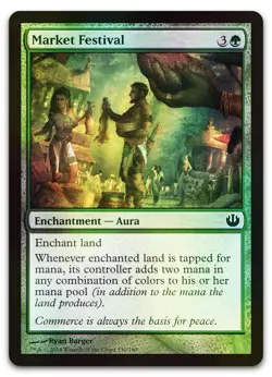 Market Festival #130 (Foil) (NM) Journey Into Nyx JOU Magic MTG - Image 1