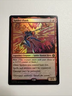 Spider-Punk (Foil) - 0092 - Marvel's Spider-Man MTG - NM/M - Ships Now - Image 1
