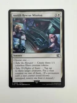 Aerith Rescue Mission MTG Magic the Gathering Card NM Near Mint FIN - Image 1