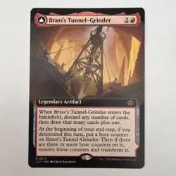 MTG Brass's Tunnel-Grinder 373 Rare Extended Art The Lost Caverns of Ixalan - Image 1