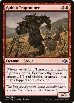 NM Foil - Goblin Traprunner [MH2 - 130] Modern Horizons 2 - Image 1