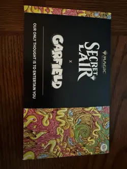 MTG Secret Lair x Garfield Our Only Thought is to Entertain You Non Foil Sealed - Image 1