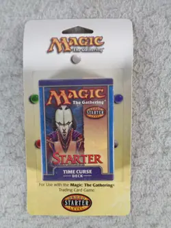 Magic The Gathering MTG Time Curse Starter Level Deck Sealed On Cardstock - Image 1