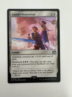 Auron’s Inspiration MTG Magic the Gathering Card NM Near Mint FIN - Image 1