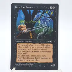 KROVIKAN HORROR 1996 "Alliances" Magic: the Gathering UNPLAYED VINTAGE RARE - Image 1