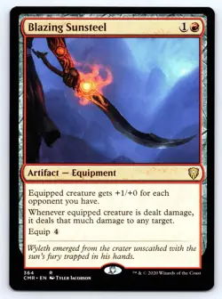 Blazing Sunsteel #364 CMR Commander Legends Non-Foil MTG NM - Image 1