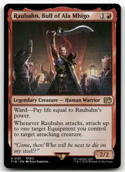 Raubahn, Bull of Ala Mhigo #151 (NM) Final Fantasy FIN Magic MTG - Image 1