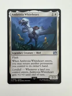 Ambrosia Whiteheart MTG Magic the Gathering Card NM Near Mint FIN - Image 1