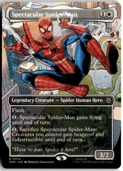 Spectacular Spider-Man (Borderless)14 Marvel's Spider-Man Magic:The Gathering NM - Image 1