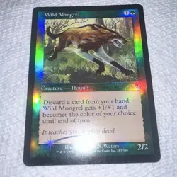 Wizards of the Coast MTG Wild Mongrel Odyssey Foil English #283/350 - Image 3