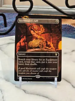 MTG Steelshaper's Gift (Borderless) Commander Masters Regular LP - Image 1