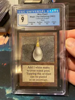 MTG Collector's Edition Mox Pearl CGC 9 - Image 1