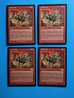 MTG 4x Acidic Soil x4 LP Urza's Saga Magic the Gathering Playset - Image 1