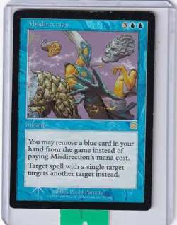 Misdirection (#087) FOIL * Mercadian Masques MTG - Lightly Played - Image 1