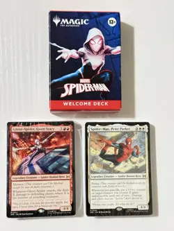 Magic The Gathering Marvel's Spider-Man Welcome Deck Red/Ghost Spider - Image 2