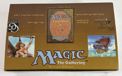 Magic The Gathering Revised EMPTY Booster Display Box Open Used - Image 3