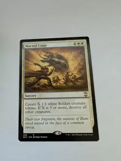 x1 Martial Coup R MTG Commander Streets of New Capenna M/NM, English - Image 1